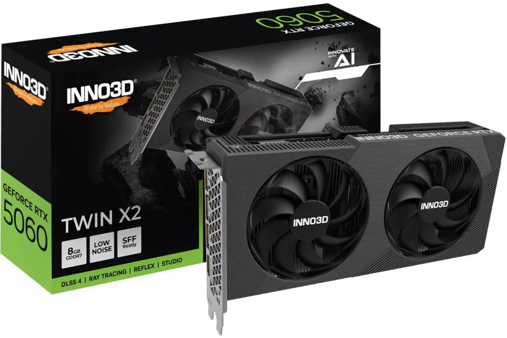 Placa Video Inno3D GEFORCE RTX 5060 TWIN X2 8GB