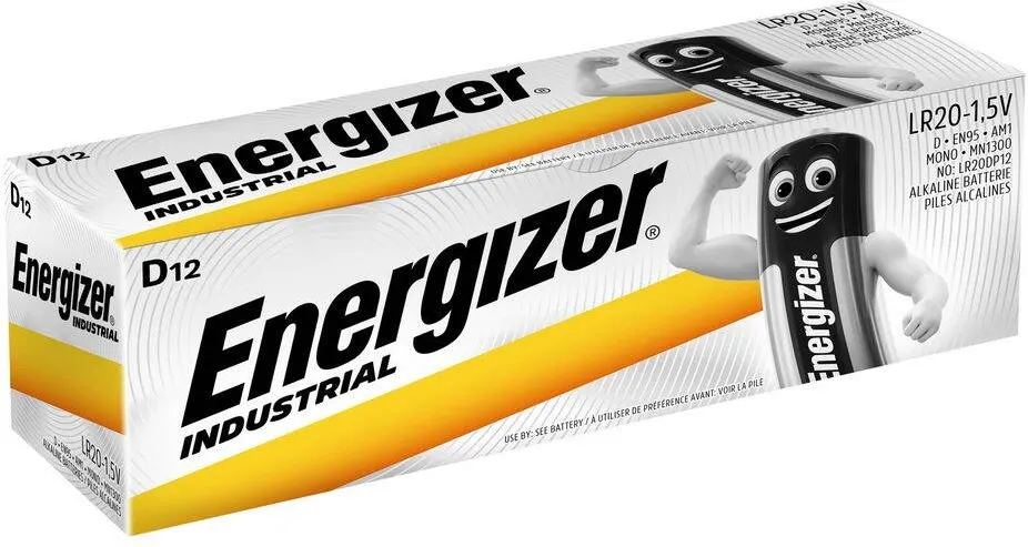 ENERGIZER Batteries industrial pro d LR20 1.5V 12 pcs