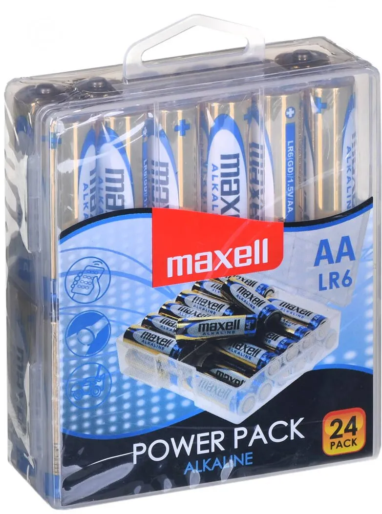Maxell Battery alkaline LR6 VALUE BOX, 24 pcs.