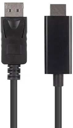 LANBERG  CA-DPHD-11CC-0010-BK cable gender changer DisplayPort HDMI Black