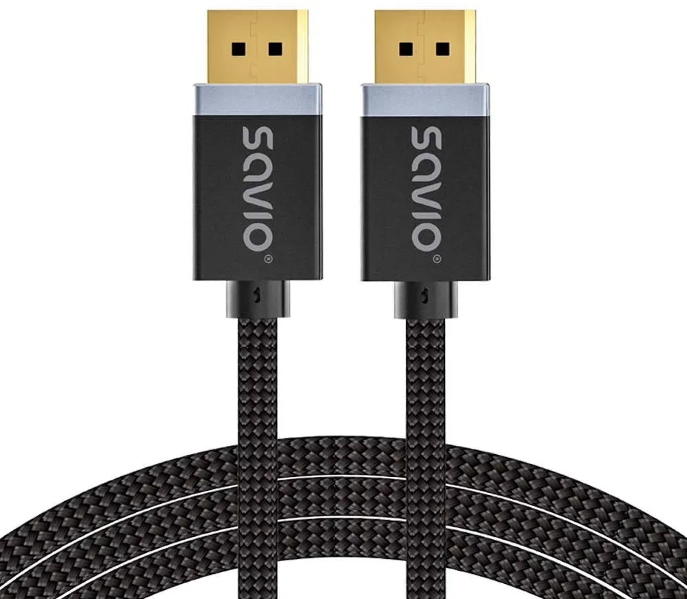 SAVIO DISPLAYPORT (M) - DISPLAYPORT (M) CABLE, V1.4, 3 m, CL-176