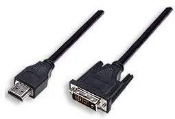 MANHATTAN Cablu HDMI M - DVI-D M, 1m, negru
