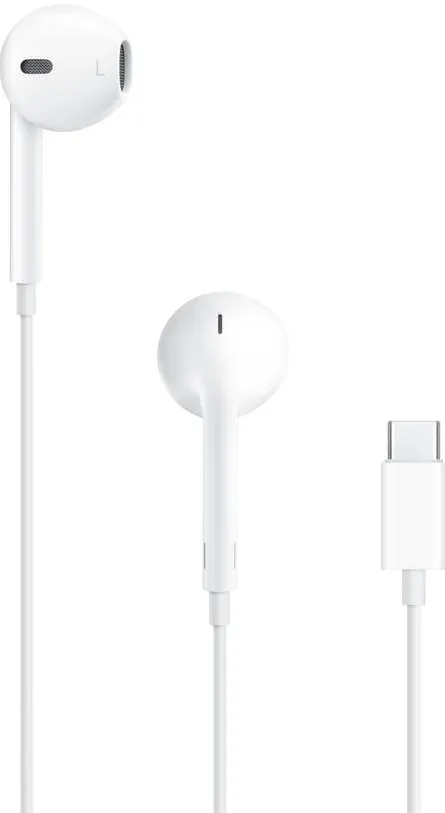 Casti Bluetooth Apple EarPods (USB-C), White