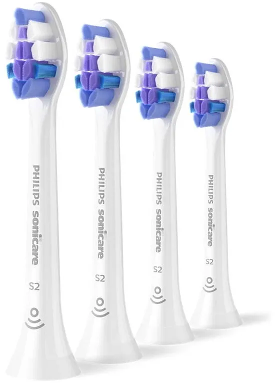 Philips HX6054/87 Sonicare Sensitive Replacement brush heads, 4 pcs, White