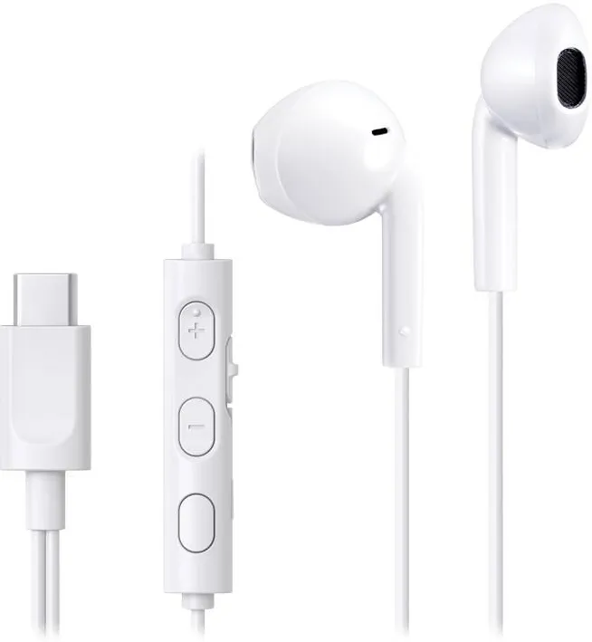 Casti JVC HA-FR17UC USB Type-C Wired In-Ear Headphones White