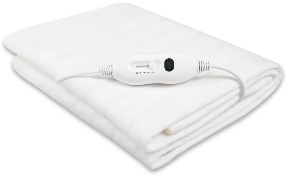 Esperanza EHB002 electric blanket 60 W White Fleece, Polyester