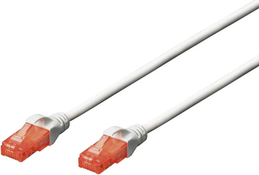 Assmann CAT 6 U-UTP patch cable Cu LSZH AWG 26/7 0.25 m Gri