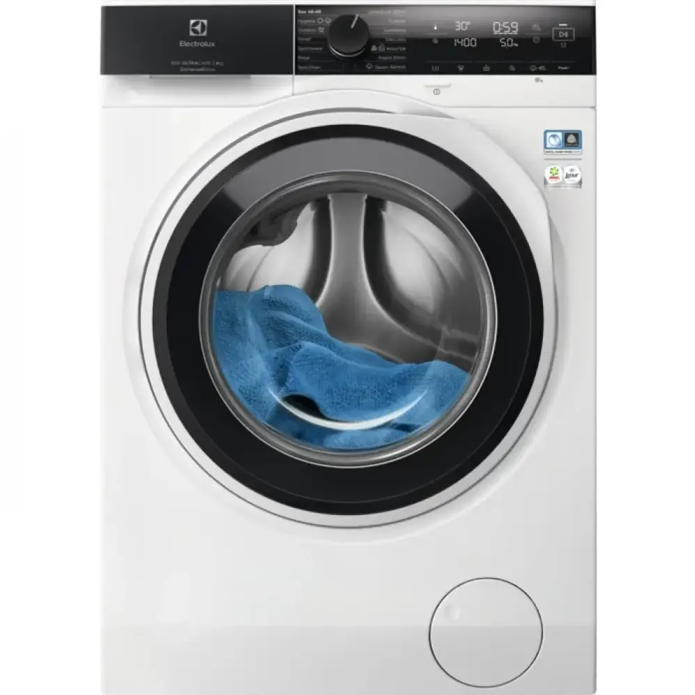 ELECTROLUX Masina de spalat rufe Electrolux Ecoline EW8F4484EU, 8 kg, 1400 rpm, Motor Inverter, Clasa A, Display LED, SeamCare, SensiCare, TimeManager, Alb