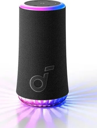 Anker Soundcore Glow 30W, Bluetooth 5.3, IP67, iluminare, negru