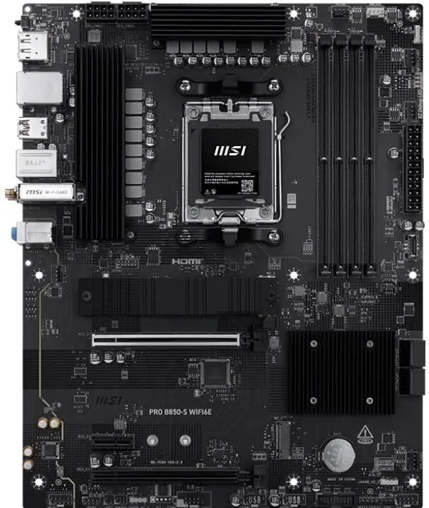 Placa de Baza MSI MSI PRO B850-S WIFI6E AMD B850 Socket AM5 ATX