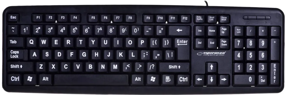 Tastatura Esperanza EK129 USB QWERTY Black