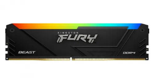 Memorie RAM Kingston Fury Beast RGB, DIMM, DDR4, 32GB, 3600MHz, CL18, 1.35V, RGB