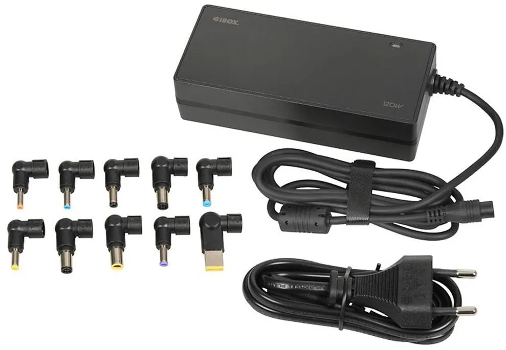 Alimentator Laptop IBOX iBox IUZ120WA power adapter/inverter Indoor 120 W Black