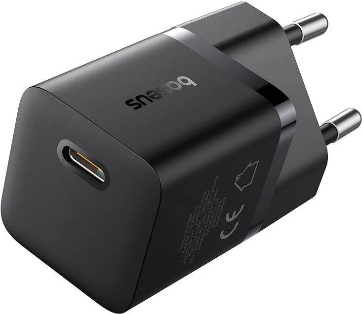 Baseus Baseus P10110909113-00 USB-C GaN5 mini 25W mains charger Black