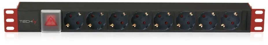 Unitate de distributie energie TECHLY I-CASE STRIP-81UD 8 prize AC