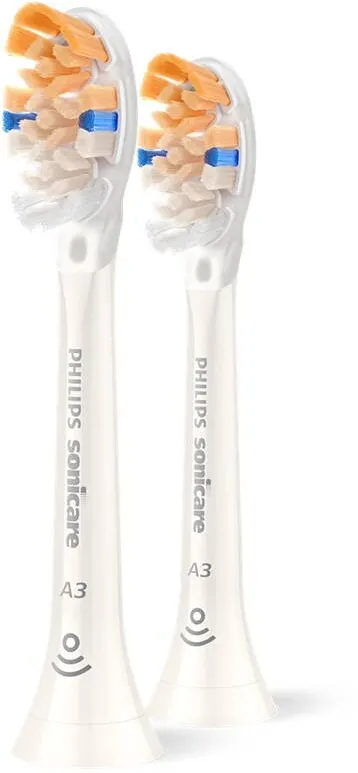 Philips HX9092/87 Sonicare Premium All-in-One Replacement brush heads, 2 pcs, White