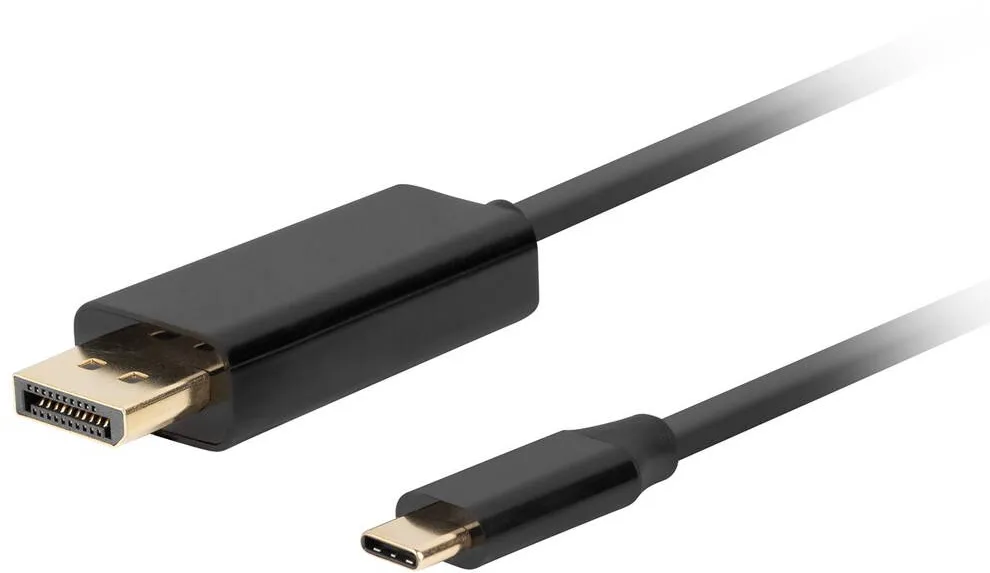 Cablu Date LANBERG CA-CMDP-10CU-0005-BK video adapter 0.5 m USB Type-C DisplayPort Black