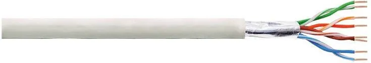 Accesoriu Retea Logilink Cablu Retea RJ45 F/UTP Cat5e 100.00m Alb