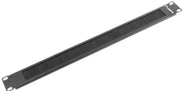 Rack LANBERG AK-1101-B 19" brush panel 1U, black