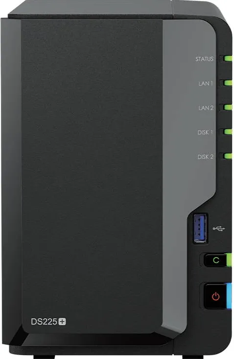 Synology DS225+ 2-Bay PLUS NAS Intel Celeron J4125 2GB ECC DDR4