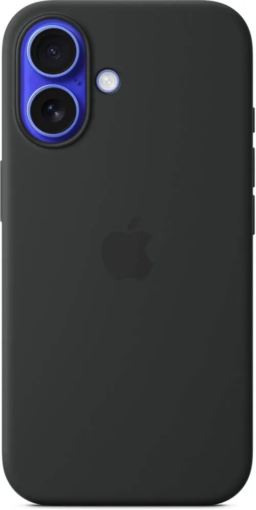 Apple Silicone case with MagSafe for iPhone 16 - black