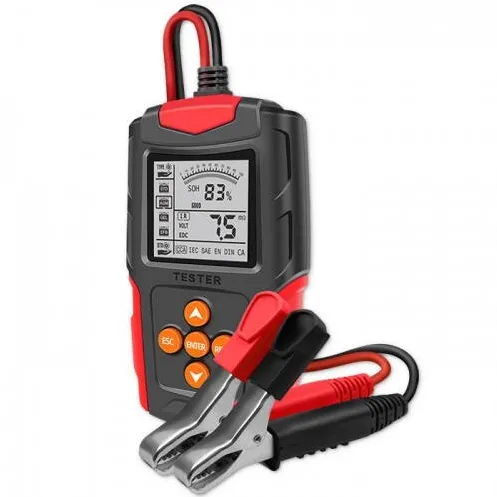 QOLTEC LCD digital battery tester,12V,24V,3-200Ah