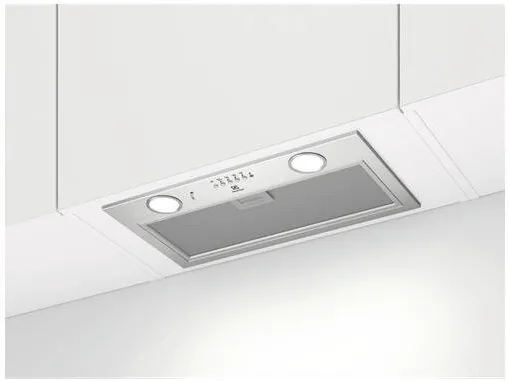ELECTROLUX Hota incorporabila integrata EFG516X, Putere de absorbtie 600 m3/h, Conectivitate plita, 1 motor, Control electronic, 54 cm, Inox
