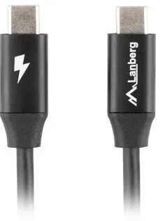 Cablu Date LANBERG USB-C M/M 2.0 0.5m PREMIUM QC 4.0 PD