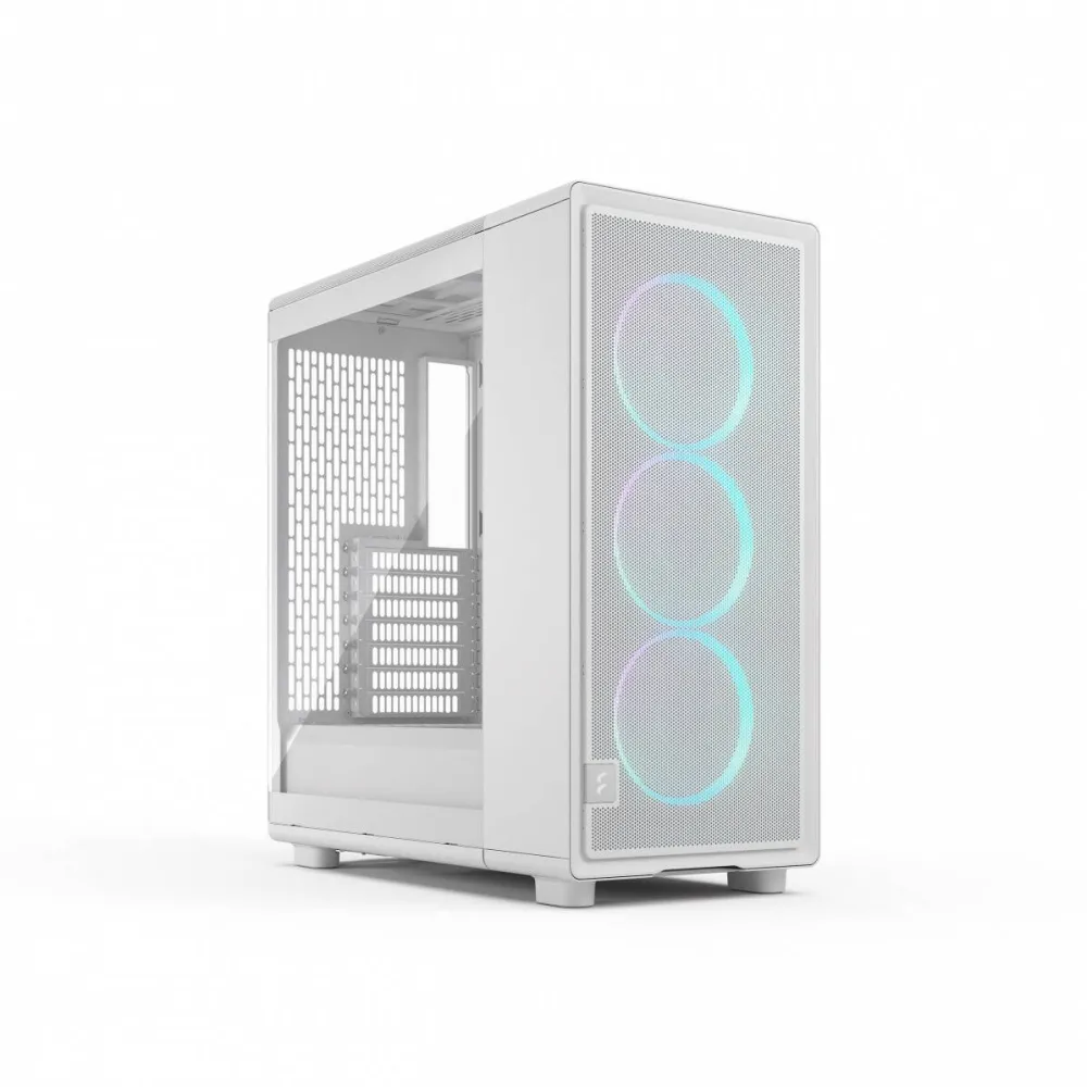 Carcasa PC Fractal Design Epoch FD-C-EPO1A-05 alb RGB sticla securizata Clear Tint