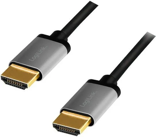 Logilink HDMI cable 4k/60hZ, ALU, black, 5m