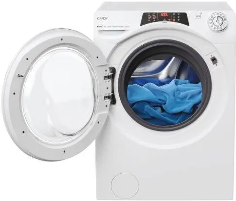 CANDY Masina de spalat rufe Candy RO 1294DWMT/1-S, clasa A, 9 kg, 1200 rpm, Motor Inverter, Steam, Mix Power Systems, Conectivitate WiFi/ hOn app, alba