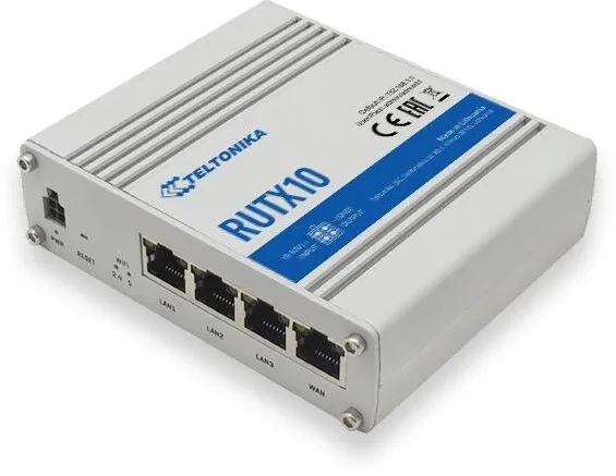 Router Wireless TELTONIKA RUTX10 Industrial router 1x WAN 3x LAN WiFi 802.11 AC