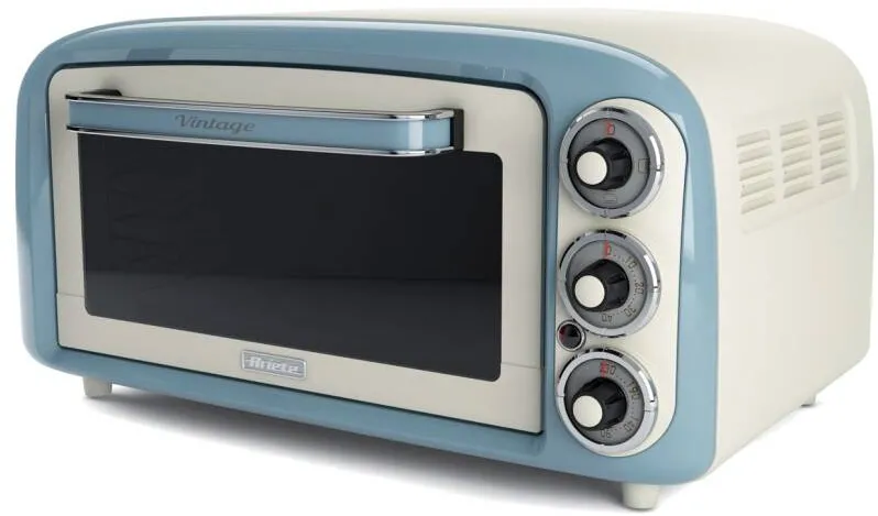 Ariete Cuptor electric Vintage, 18 l, 1380 W, 1,4 kW, albastru