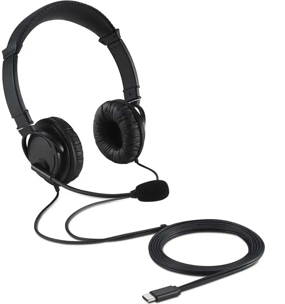 Casti Kensington USB-C Hi-Fi Headphones with Microphone