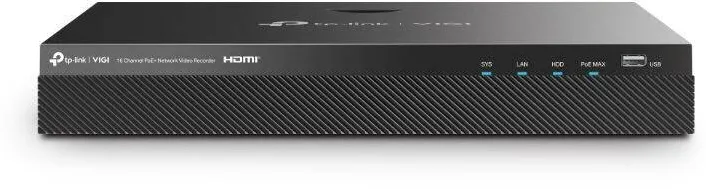 TP-Link Video Recorder PoE+ VIGI NVR2016H-1 6MP