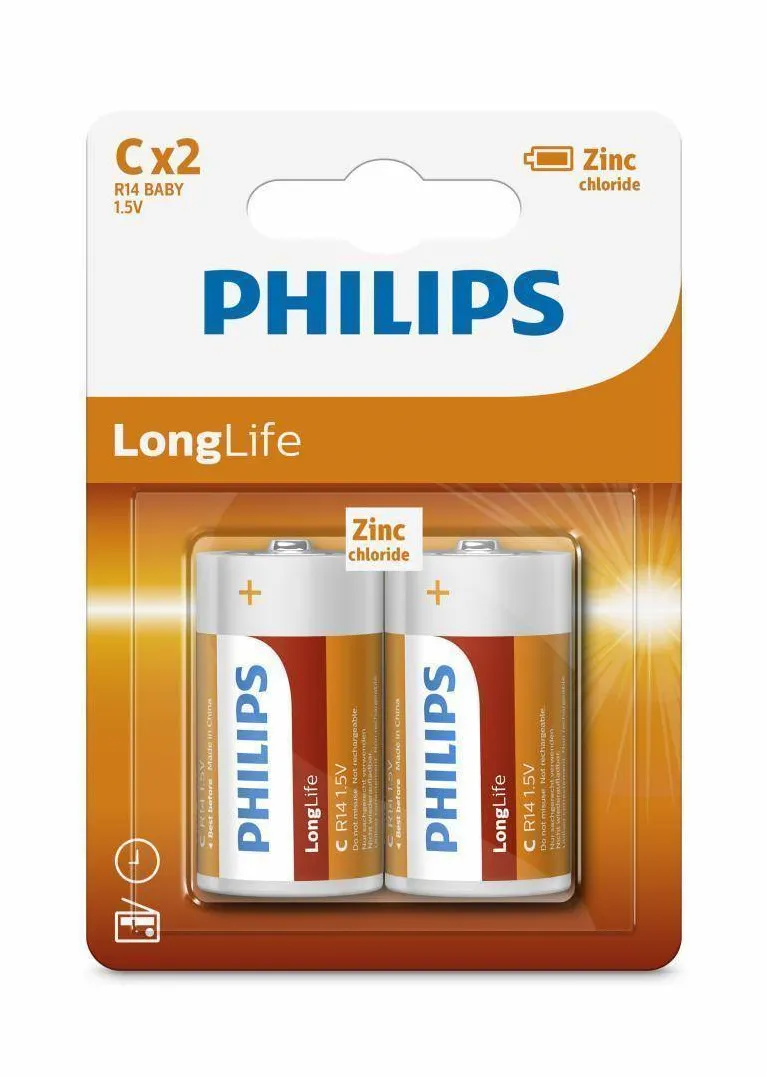Philips PH LONGLIFE C 2-BLISTER
