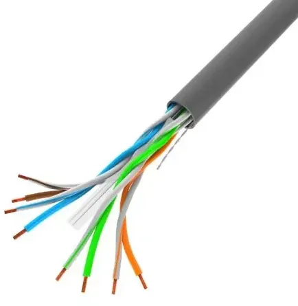 Cablu retea LANBERG LCU6-10CC-0100-S solid CCA 1 Gb/s 100 m gri