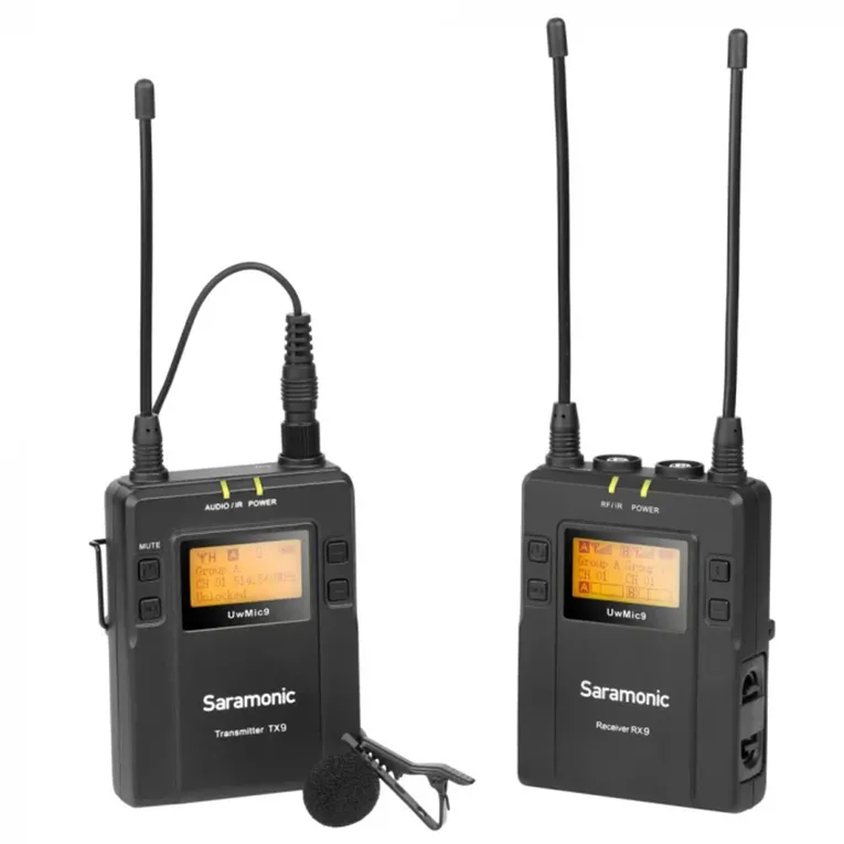 Microfon SARAMONIC Set microfon wireless Saramonic UwMic9 Kit1Lavaliera Omni, 5114-596MHz, up to 8 mic.