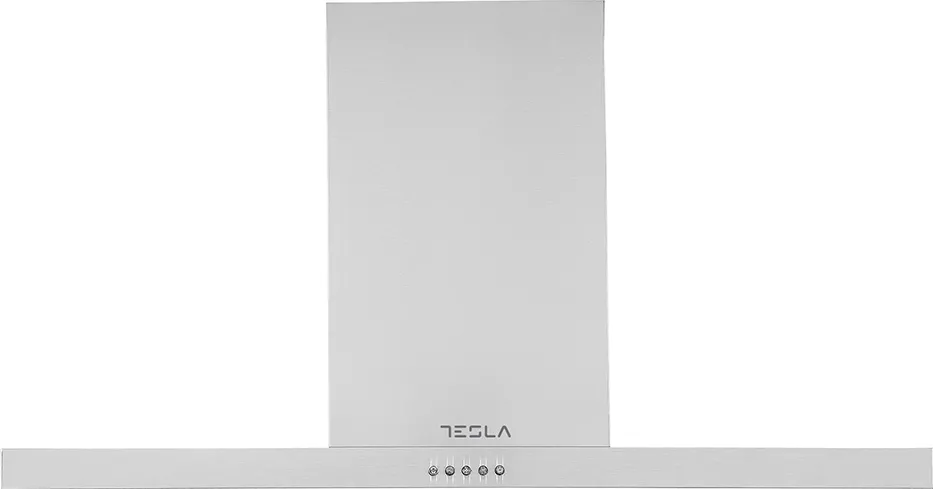 Tesla Hota decorativa Tesla DC900AX, T-shape, 90cm1 motor 190W, 630m3/h, 3 trepte, LED 2x2W, inox