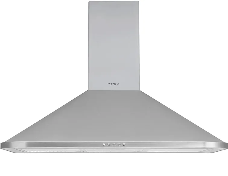 Tesla Hota decorativa semineu Tesla DC900AXP, 90cm, Inox1 motor 190W, 630m3/h, 3 trepte, LED 2x2W