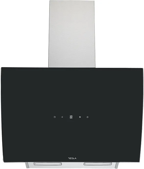 Tesla Hota decorativa Tesla DD600AXB, 60cm, Inox/Sticla1 motor DC 75W, 630m3/h, display LED