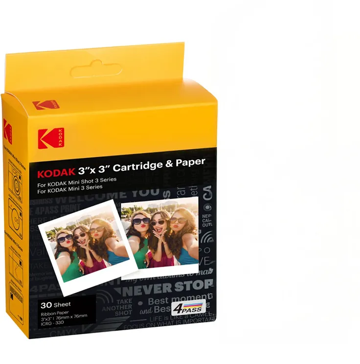 KODAK Cartus ICRG-330 Kodak30 sheets x 3 x 3; comp Mini3 Retro/MiniShot3