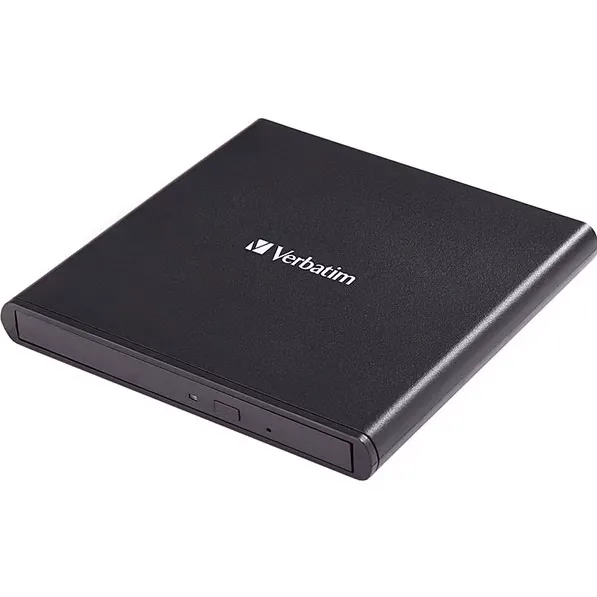 Unitate Optica Externa VERBATIM DVD-RW extern Verbatim Slimline 2.0, Mdisc, BK