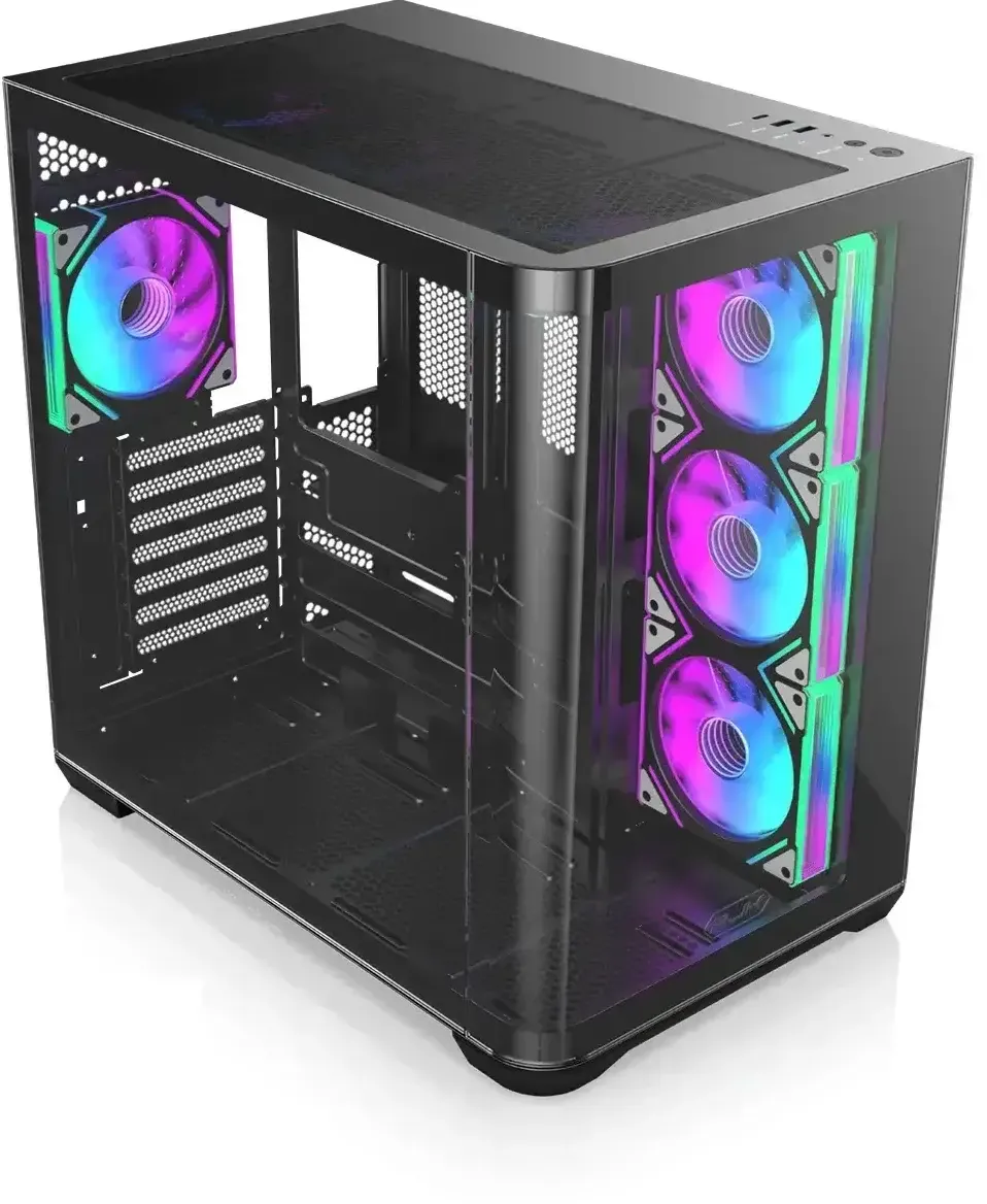 ForIT Sistem Desktop ForIT NanoPlay 2.0, Intel Ultra 5 225F 3.3GHz, 32GB DDR5 6400MHz, SSD 2 TB, Radeon RX 9070 16GB