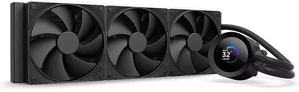 Cooler NZXT Kraken Plus 360 V2, 360mm, pompa cu ecran LCD, Intel/ AMD, Negru