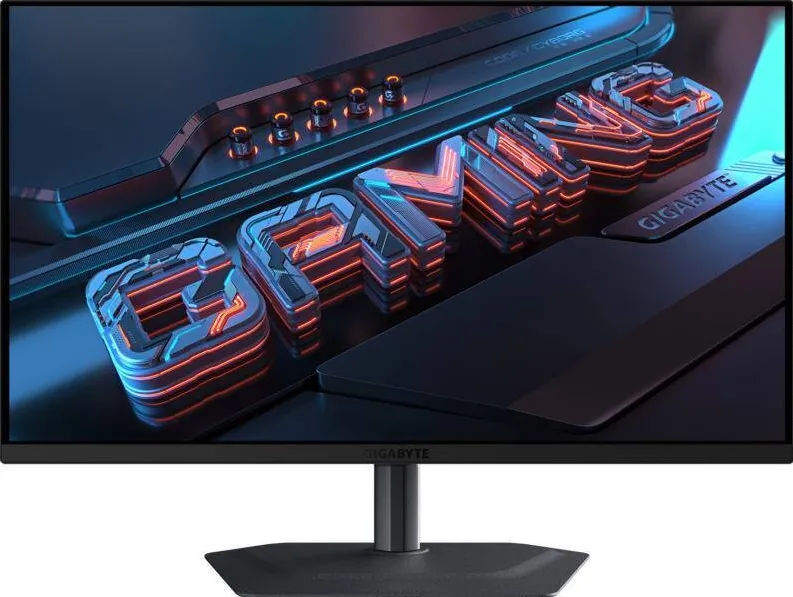 Monitor GIGABYTE MO27U2, QD-OLED, 27 inch, UHD, 3840 x 2160, HDMI, Displayport, Boxe, Pivot, 240 Hz, 0.03 ms, Negru