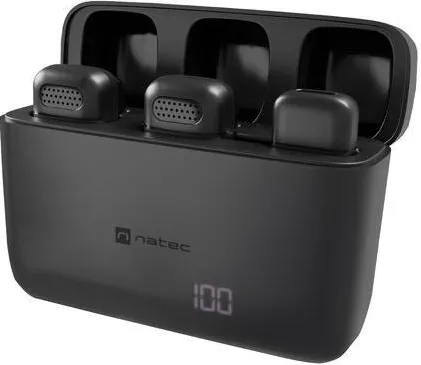 Microfon Natec Mobile microphone HOPPER lavalier wireless lightning