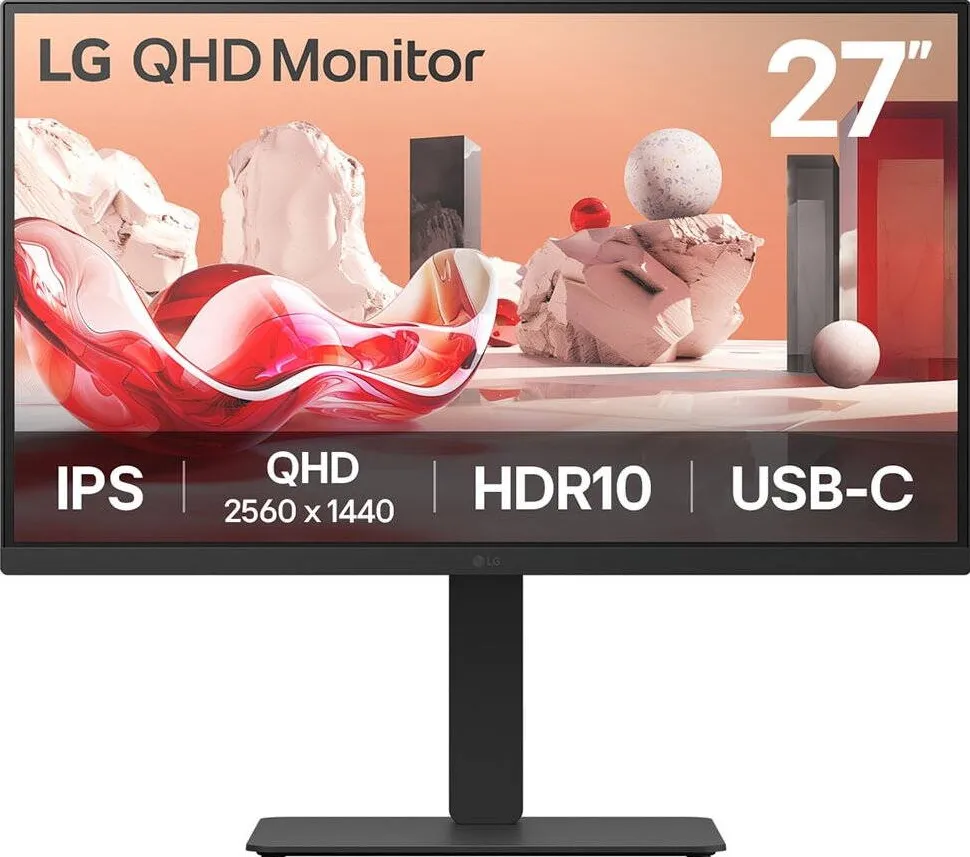 Monitor LG 27 27BA75QB-B Business QHD IPS Black