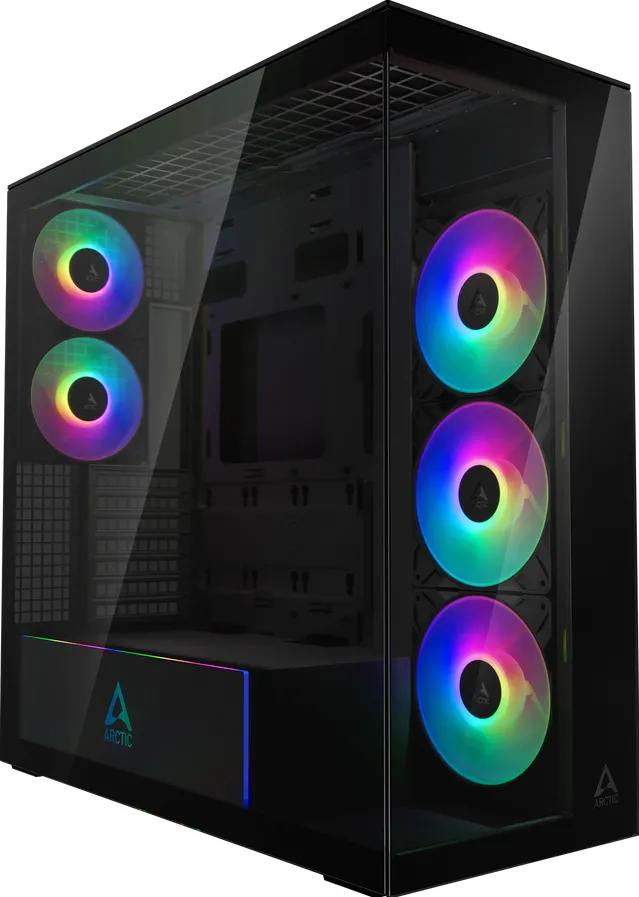 Carcasa PC ARCTIC Xtender Mirror, MiddleTower, E-ATX, Negru