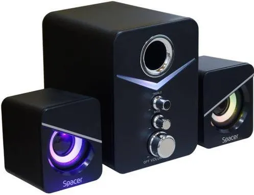 Boxe Spacer  Gaming SPGS-TORNADO, 2.1, 11 W, Black